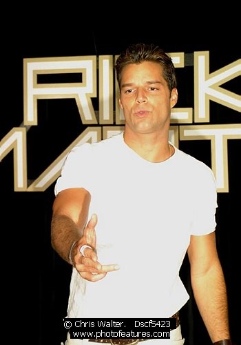 Photo of Ricky Martin by Chris Walter , reference; Dscf5423,www.photofeatures.com