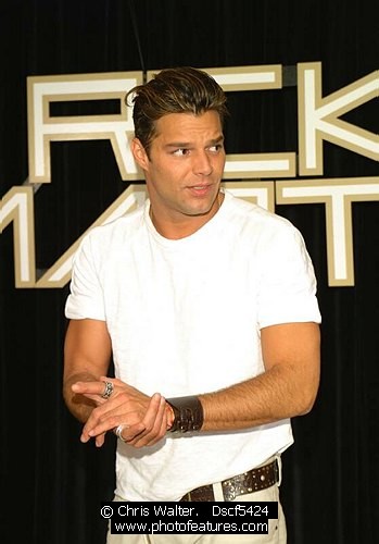 Photo of Ricky Martin by Chris Walter , reference; Dscf5424,www.photofeatures.com