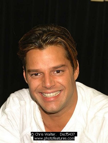 Photo of Ricky Martin by Chris Walter , reference; Dscf5437,www.photofeatures.com