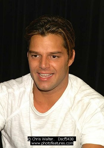 Photo of Ricky Martin by Chris Walter , reference; Dscf5438,www.photofeatures.com