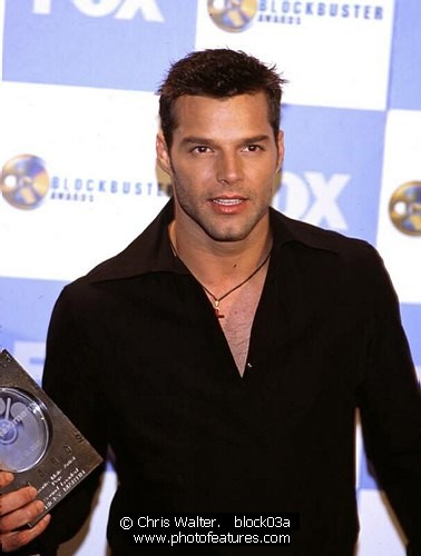 Photo of Ricky Martin by Chris Walter , reference; block03a,www.photofeatures.com