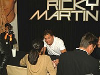 Photo of Ricky Martin Instore at Tower Records in Hollywood