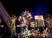Bill Medley at The Bobby Hatfield Celebration Of Life. Bobby Hatfield of The Righteous Brothers was remembered by his singing Partner Bill Medley, His wife Linda, his children Vallyn, Dustin, Bobby Jr and Kalin, their band and hundreds of guests and fans at The Mariners Church in Irvine.