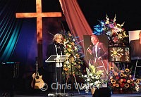Jennifer Warnes sings &quotAmazing Grace" at The Bobby Hatfield Celebration Of Life. Bobby Hatfield of The Righteous Brothers was remembered by his singing Partner Bill Medley, His wife Linda, his children Vallyn, Dustin, Bobby Jr and Kalin, their band and hundreds of guests and fans at Mariners Church in Irvine, Ca...