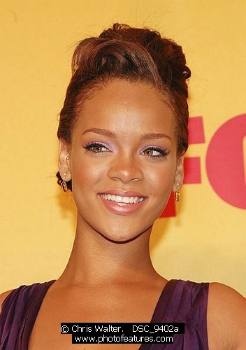 Photo of Rihanna by Chris Walter , reference; DSC_9402a,www.photofeatures.com