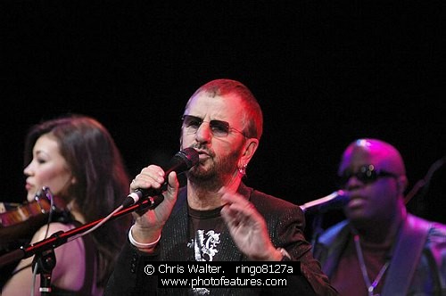 Photo of Ringo Starr by Chris Walter , reference; ringo8127a,www.photofeatures.com