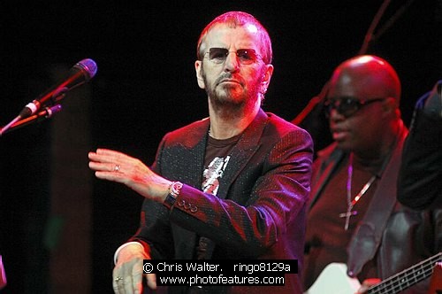 Photo of Ringo Starr by Chris Walter , reference; ringo8129a,www.photofeatures.com