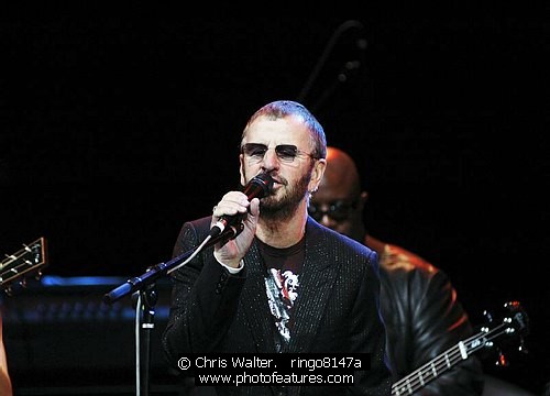 Photo of Ringo Starr by Chris Walter , reference; ringo8147a,www.photofeatures.com
