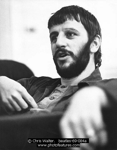 Photo of Ringo Starr by Chris Walter , reference; beatles-69-084a,www.photofeatures.com