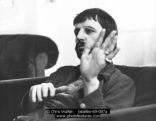Photo of Ringo Starr by Chris Walter , reference; beatles-69-087a,www.photofeatures.com