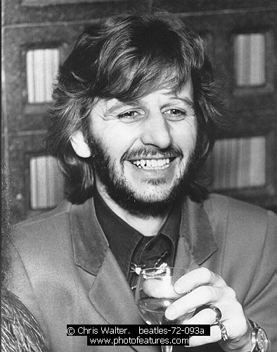 Photo of Ringo Starr by Chris Walter , reference; beatles-72-093a,www.photofeatures.com