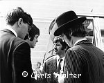 Photo of Beatles 1967 Paul McCartney,  Ringo Starr and John Lennon at thestart of The Magical Mystery Tour <br> Chris Walter<br>