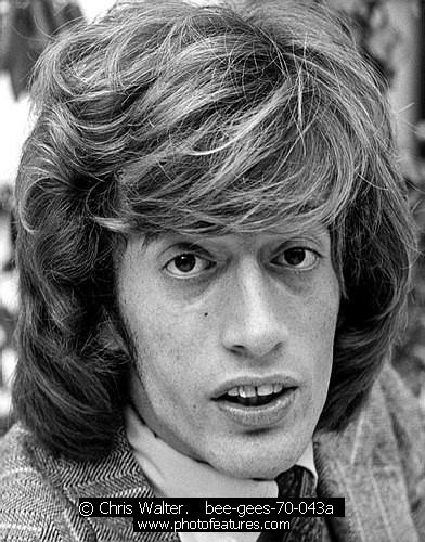 Photo of Robin Gibb for media use , reference; bee-gees-70-043a,www.photofeatures.com