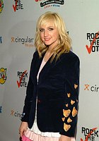 Photo of Ashlee Simpson<br>at the 2004 Rock The Vote  Awards at the Hollywood Palladium