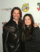 Photo of Peter Reckell and guest<br>at the 2004 Rock The Vote  Awards at the Hollywood Palladium