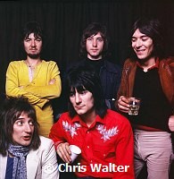 The Faces 1973 Rod Stewart, Ronnie Lane, Ron Wood, Kenney Jones ans Ian McLagan<br> Chris Walter<br>
