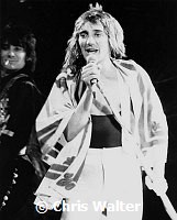 Rod Stewart 1975 with Ron Wood in The Faces<br><br><br>