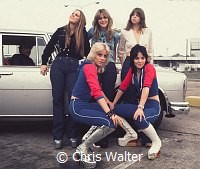 Runaways 1976 Lita Ford, Sandy West, Jackie Fox, Cherie Currie, Joan Jett<br> Chris Walter<br>