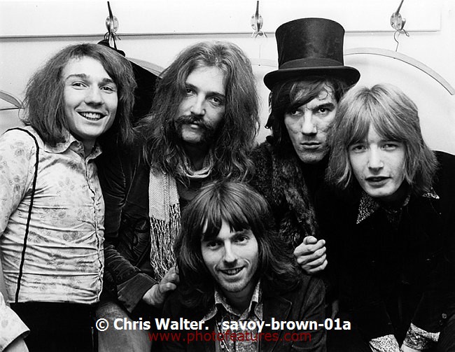 Photo of Savoy Brown Band for media use , reference; savoy-brown-01a,www.photofeatures.com