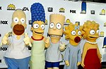 Photo of The Simpsons at the Cast and Crew Block Party to celebrate the 400th episode, Fox Studios 8th May 2007.<br>Photo by Chris Walter/Photofeatures.