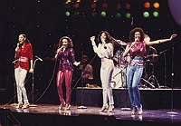 Photo of Sister Sledge 1980 on 'Midnight Special'<br> Chris Walter<br>