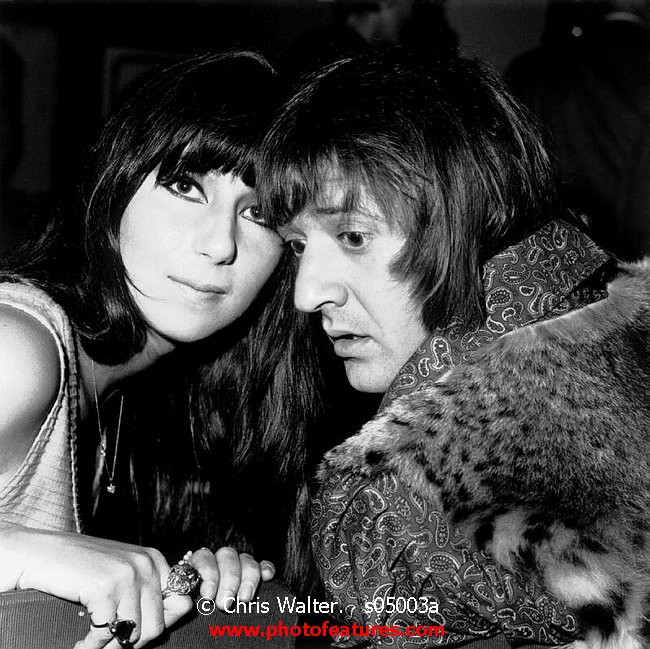 Photo of Sonny and Cher for media use , reference; s05003a,www.photofeatures.com