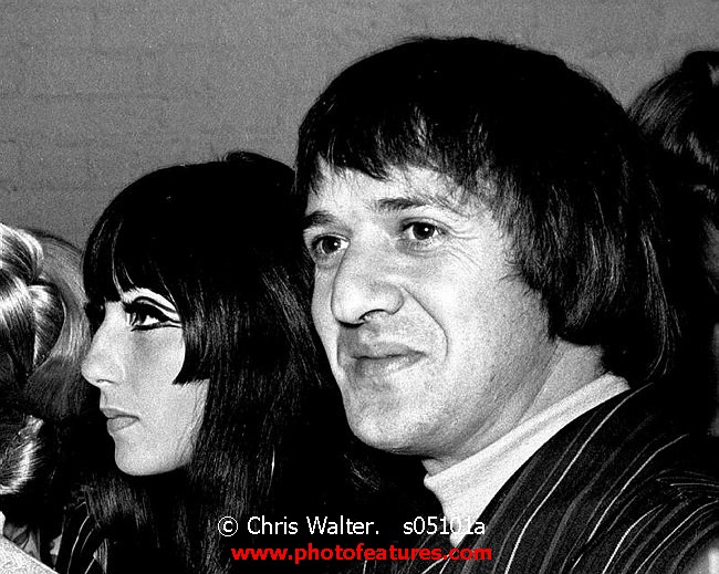 Photo of Sonny and Cher for media use , reference; s05101a,www.photofeatures.com
