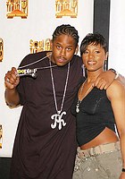 Photo of J-Kwon and Ebony Eyez<br><br>at the 2005 Soul Train Awards at Paramount Studios in Hollywood, February 28th 2005. Photo by Chris Walter / Photofeatures