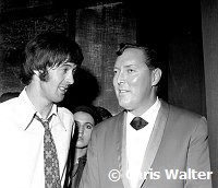 Spencer Davis and Bill Haley 1966 meet at concert at L'Olymoia in Paris, France<br> Chris Walter