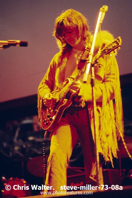 Photo of Steve Miller for media use , reference; steve-miller-73-08a,www.photofeatures.com