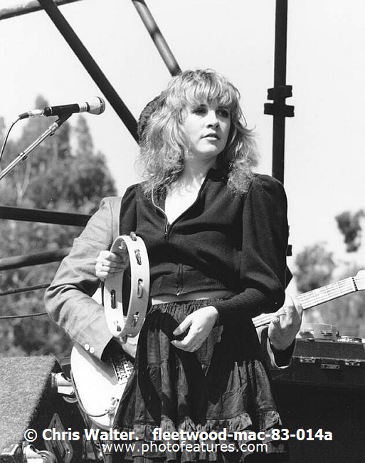 Photo of Stevie Nicks for media use , reference; fleetwood-mac-83-014a,www.photofeatures.com