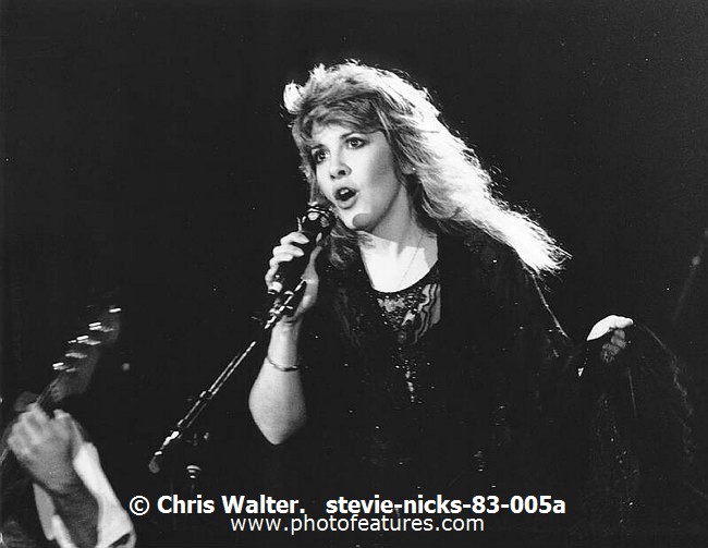 Photo of Stevie Nicks for media use , reference; stevie-nicks-83-005a,www.photofeatures.com