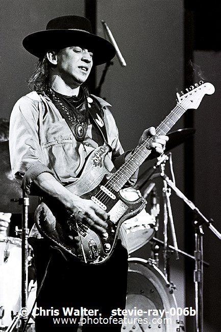 Photo of Stevie Ray Vaughan for media use , reference; stevie-ray-006b,www.photofeatures.com