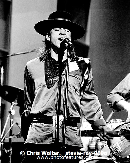 Photo of Stevie Ray Vaughan for media use , reference; stevie-ray-009a,www.photofeatures.com