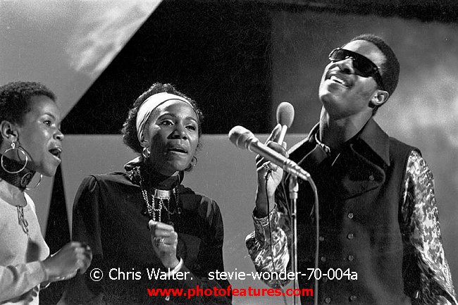Photo of Stevie Wonder for media use , reference; stevie-wonder-70-004a,www.photofeatures.com