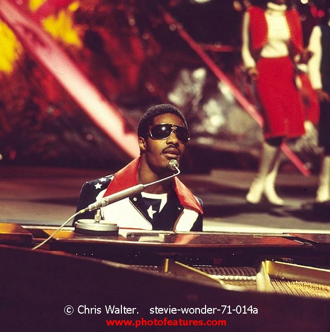 Photo of Stevie Wonder for media use , reference; stevie-wonder-71-014a,www.photofeatures.com