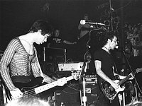 Photo of The Stranglers 1978 Jean Jacques Burnel and Hugh Cornwall<br> Chris Walter<br>