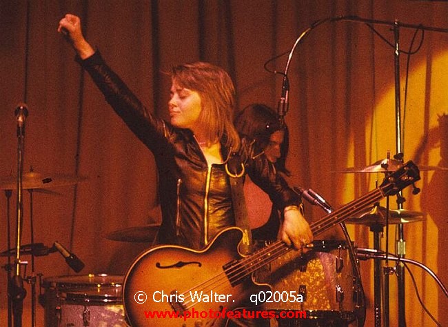 Photo of Suzi Quatro for media use , reference; q02005a,www.photofeatures.com