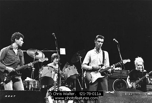 Photo of Talking Heads by Chris Walter , reference; t21-78-011a,www.photofeatures.com