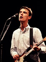 Photo of Talking Heads David Byrne 1980<br> Chris Walter<br>