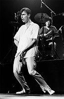 Photo of Talking Heads 1983 David Byrne<br> Chris Walter