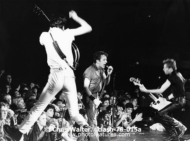 Photo of The Clash for media use , reference; clash-79-015a,www.photofeatures.com