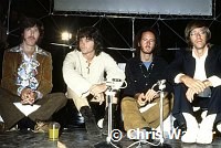The Doors 1968 John Densmore,Jim Morrison, Robbie Krieger and Ray Manzarek at the Roundhouse