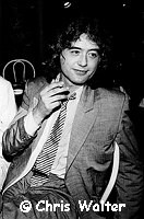 The Firm 1985 Jimmy Page at release party for Willy and the Poor Boys<br> Photofeatures<br>