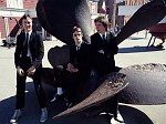 Photo of The Jam 1977 Rick Buckler, Paul Weller and Bruce Foxton in San Francisco<br> Chris Walter<br>