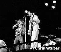The Who 1976 Roger Daltrey and Pete Townshend at Charlton<br> Chris Walter