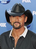 Photo of Tim McGraw at the 2011 American Idol Finale at the Nokia Theatre in Los Angeles, May 25th 2011.<br><br>Photo by Chris Walter/Photofeatures