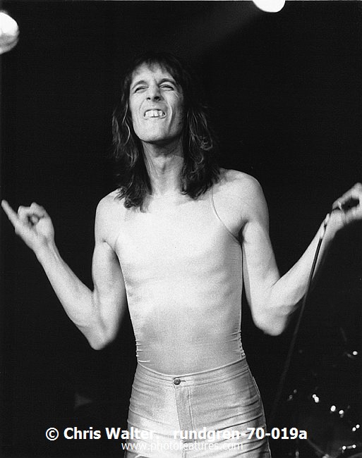Photo of Todd Rundgren for media use , reference; rundgren-70-019a,www.photofeatures.com