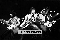 Photo of UFO 1980 Paul Raymond, Pete Way and Paul Chapman<br> Chris Walter<br>
