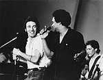 Photo of Gary US Bonds 1981 with Bruce Springsteen<br> Chris Walter<br>